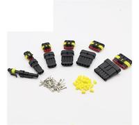 QEJBQKWU Connecteurs de Fils Automobiles scellés ignifuges 1P, 2P, 3P, 4P, 5P, 6P, for Voiture, Moto, HID, 5 pièces(6P 5 Kits)