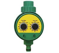 QELLON 1 minuteur d'eau pour tuyau d'arrosage - Minuteur de robinet de jardin - Contrôleur de système d'arrosage - IP65 - Étanche - Vert