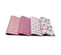 QELLON Lot de 200 feuilles de papier ciré pour sandwich, pique-nique, rouge et blanc pour panier alimentaire, fête, cuisine
