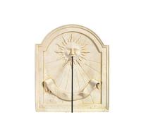 QEM Cadran Solaire Motif Vivere Memento Pierre Naturelle vieillie 35cmx42cm