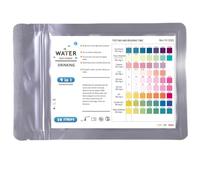 QEQSHQO Bandelettes Test Eau Dureté 9 en 1-50 Bandelettes Multi-Paramètres pour Piscine, Spa, Aquarium, Eau Potable - Mesure Rapide et Précise du TH pour une Qualité d'Eau Optimale