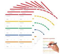 QEQSHQO Étiquette Autocollant Congelable Amovible Imperméable Personnalisable 100 pièces,Facile à Retirer,Sans Résidus,pour Conservation,Stockage,Aliment,Bocaux,Congélation,Réfrigérateur, Cuisine