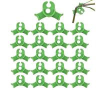 QEQSHQO Lot de 20 pièces, Innovative Plant Training Clips, Entraînement à faible stress, 90 degrés, pour tige de plantes, bourgeons, cintreuse de plantes, jardinage, branches de vigne