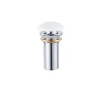 QeramiQ Dely Bonde clic clac prolongée - céramique - blanc mat SW1233531