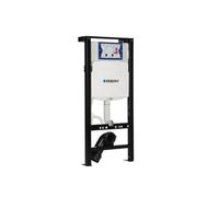QeramiQ Dely Ensemble WC - 36.3x51.7cm - cuvette profonde - rimless - Geberit UP320 réservoir encastré plieger - abattant WC softclose 35 mm - plaque de commande blanche mate - boutons rectangulaires 