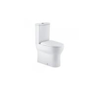 QeramiQ Winner Pack WC sur pied - 36.6x64.4x87.7cm - rehaussé de 6cm - sans bride - avec réservoir - abattant softclose - céramique - Blanc brillant 144921004cx