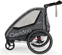 QERIDOO Rain Cover QUPA 1 / Sportrex 1 Accessoires pour chaises/poussettes, Jeunesse Unisexe, Transparent (Transparent), Taille unique