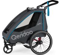 Qeridoo QUPA 1 Blue Remorque vélo enfant monoplace