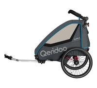 Qeridoo Remorque vélo QUPA 2 (bleu)