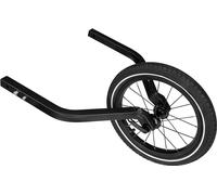 Qeridoo® Roue jogging pour remorque vélo enfant 2 places 14 fourche noir
