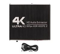 QERLONG Répartiteur d'interface multimédia HD, convertisseur de Signal sonore HD 5.1 canaux, extracteur de Son d'interface multimédia HD