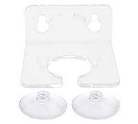 QERLONG Support de Verre à vin de Baignoire avec ventouses, Support à gobelet Portable en Acrylique Transparent pour Salle de Bain à Domicile