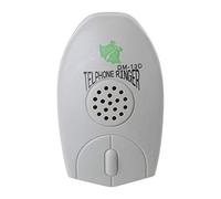 QERMULA amplificateur téléphone Fixe Sonnerie Sonnerie Anneau de téléphone Extra Fort pour l'ancien téléphone Cloche Sonnerie Beige