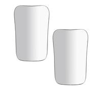 Qerutk Lot de 2 miroirs intrabuccaux pour dentiste - Pour photographie buccale - Miroir intra-oral double face en verre - Réflecteur occlusal pour clinique ou famille