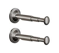 Qerwsdty 2 Cintres à Ventouse pour Vêtements, Organisateur de Rangement pour, Le Balcon, Cintre Mural Multifonctionnel, Gris