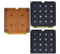 Qerwsdty 3 Modules de Clavier à 16 Touches, Modules de Tableau de Matrices, Clavier Industriel avec Numérisation Industrielle