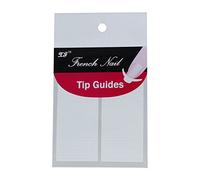 Qerwsdty 3 * Paquet Manucure francais art d'ongle Former Guides Fringe Autocollant DIY Pochoir 14
