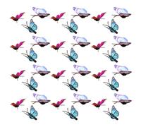 Qerwsdty 40 Pièces Punaises Décoratives Papillon - Punaises pour Punaises Décoratives Murales Colorées Durables