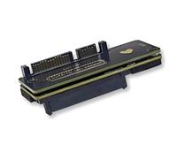 Qerwsdty Adaptateur de carte d'extension SATA vers SAS, 6 Gbit/s, SATA (7 et 15), 22 broches mâle vers SAS 29 broches, carte d'extension pour 2,5 et 3,5