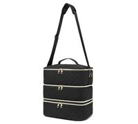 Qerwsdty Boîtier de Rangement pour Vernis à Ongles avec Séparateurs, Sac à Vernis à Ongles 60 Bouteilles de Vernis à Ongles.