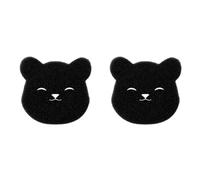 Qerwsdty Boule à linge, attrape-peluches, en forme d'ours, anti-poils d'animaux, réutilisable, pour vêtements, canapé, chat, poils de chien, éponge de nettoyage, , installation facile