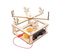 Qerwsdty Bricolage Ensemble Scientifique Puzzle en Bois Artisanat Technologie Kit D'Expérimentation pour Étudiants Enfants Cadeau