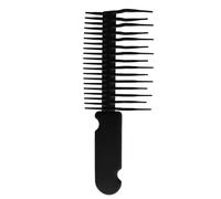Qerwsdty Brosse Démêlante Double Face Anti-Noeuds pour Cheveux Naturels Bouclés, Mouillés ou Secs, Fins ou Épais