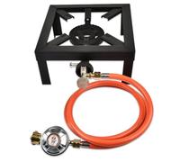 Qerwsdty Brûleur à propane simple pour la cuisson en plein air, le camping, les tailgating, têtes de brûleur au propane