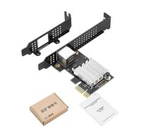 Qerwsdty Carte Réseau Amorçable PEX sans Disque à Interface RJ45 IO-PCE8125B- Facile à Utiliser
