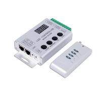 Qerwsdty Contrôleur LED Programmable HC008, 133 Modes D'Effet, Contrôle RF 2048 Pixels LED pour Bande Lumineuse LED RVB WS2811 WS2812