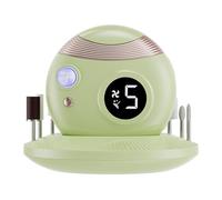 Qerwsdty Coupe-Ongles Électrique Coupe-Ongles Lumière pour Ongles Coupe-Ongles Automatique à Ongles Coupe-Ongles pour Personnes Âgées Vert