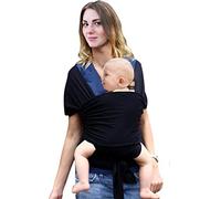 Qerwsdty EGMAO Confortable Mode Fronde Doux Enveloppement Naturel Transporteur 0-3 Ans Respirante D'allaitement En Coton Hanche Housse (Noir)