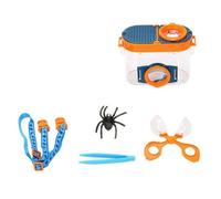 Qerwsdty Ensemble de Loupes D'Observation Bug Viewer pour Enfants, Boîte à Insectes, Cages D'Observation en Extérieur, Outils de Découverte de la Nature et de la Science.