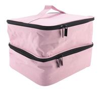 Qerwsdty Étui de Transport pour Vernis à Ongles Boîte à Ongles et Stockage Accessoires pour Vernis à Ongles Contient 30 Bouteilles Stockage de Voyage à 2 Couches