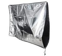 Qerwsdty Housse anti-poussière pour télescope astronomique 420D Antireflet, Protection contre la pluie et le soleil, pour camping et randonnée, argenté