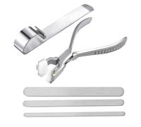 Qerwsdty Kit de Barre de Pince à Cintrer de Bracelets, Ensemble D'Outils de Pliage, Équipement Fait à la Main, Cintreuse de Bracelets pour Poignets, Bracelets, Cadeau D'Estampage