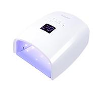 Qerwsdty Lampe à Ongles Rechargeable UV LED 66W Lampe pour Manucure avec Ecran LCD 4 Réglages de Minuterie Nail Art Outils de Manucure Prise EU A