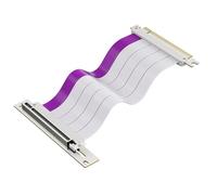 Qerwsdty Ligne D'Extension de Carte Graphique PCIE4.0 Rotor X16 Rotor 16X Ligne de Chargement Horizontale et Verticale pour Ordinateur de Bureau Blanc