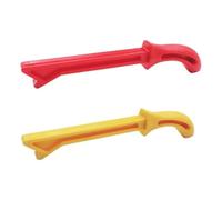 Qerwsdty Lot de 2 poussoirs de sécurité pour le travail du bois pour faire pousser des pièces sur des scies circulaires de table, tables de fraisage, machines à façonner et raboteuses, robustes (2