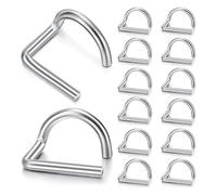 Qerwsdty Lot de 20 goupilles d'échafaudage Pig Tail Pin 2 avec verrouillage par gravité G Goupilles d'échafaudage pour échafaudages en acier