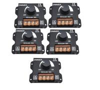 Qerwsdty Lot de 5 interrupteurs à variateur LED CC 12 V 24 V 30 A - Régulateur de tension réglable pour bande LED - Accessoire de rechange
