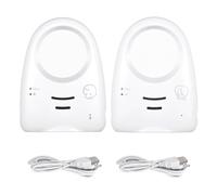 Qerwsdty Moniteur Audio Numérique Sans Portable pour 2,4 GHz, Conversation Unidirectionnelle, Détecteur de de, Transmission Sensible, Installation Facile, Facile à Utiliser