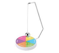Qerwsdty Pendule à billes pour décideurs, jouet de bureau dynamique, cadeau, décoration, de pendule magnétique oscillant