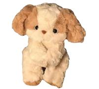 Qerwsdty Poupée de Chien de Bonne Nuit, Cadeau d'anniversaire, Poupée Endormie pour Petite Amie, Adorable Oreiller en Peluche pour Chien