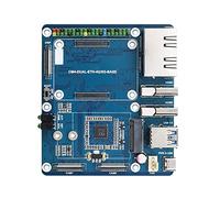 Qerwsdty pour CM4 Dual Gigabit Ethernet Port Backplane Core Board Computing Module 5G/4G/USB IoT Expansion Board
