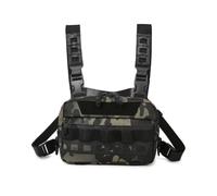 Qerwsdty pour équipement de pêche, sac banane de sport, sac banane avec leurres de pêche, pour le camping, la randonnée, EDC, Comme sur la photo.