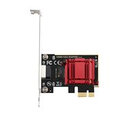 Qerwsdty RTL8125B Chip Gigabit Ethernet PCIE Carte réseau 10/100/2500 Mbit/S 1 Gbit/S/2,5 Gbit/S RJ45 LAN PC