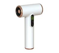 Qerwsdty Sèche-Cheveux Sans USB Sans Portable de Voyage Rechargeable Vent Fort Faible Bruit 3 Vitesses Sèche-Cheveux avec Écran LCD