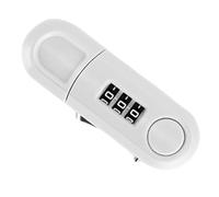 Qerwsdty Serrure de Sécurité pour Porte D'Armoire Non Perforée avec Mot de Passe pour Tiroir, Serrure de Réfrigérateur à Double Ouverture, Serrure Antivol pour Maison et Bureau