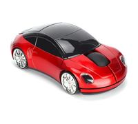 Qerwsdty Souris sans pour Voiture, Souris Optique Ergonomique sans en Forme de Voiture avec Récepteur USB pour PC de Bureau